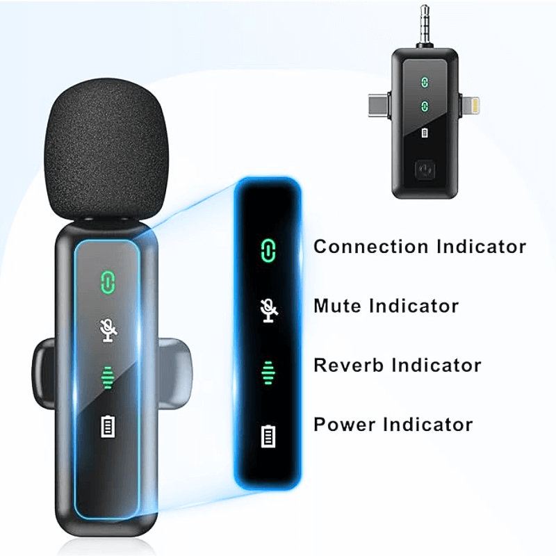 TechOrbit™ Wireless Lavalier Microphone